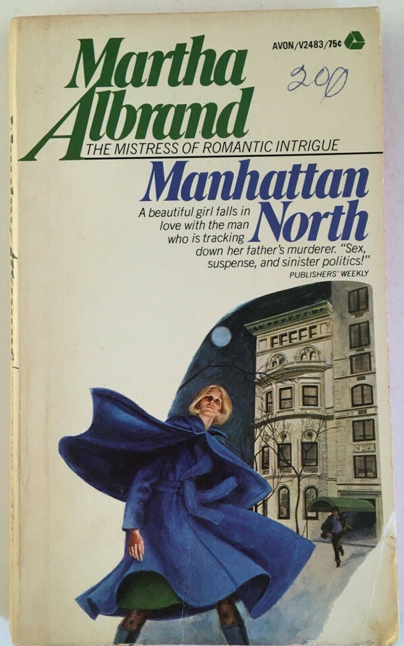 Manhattan North by Martha Albrand PB Paperback 1973 Vintage Gothic Mystery Avon