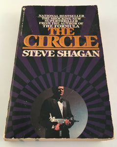 The Circle by Steve Shagan PB Paperback 1983 Bantam Books Vintage Thriller Crime