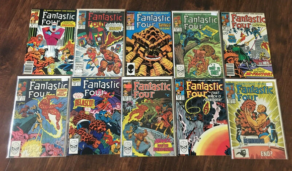 Fantastic Four 308 309 310 311 312 313 314 315 316 317 Vintage Comics Lot 1980s