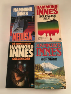 Hammond Innes Lot 4 Medusa Solomons High Golden Soak Vintage Adventure Thriller