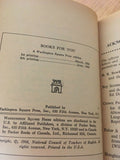Books for You by Richard S Alm PB Paperback 1966 Vintage Washington Square Press