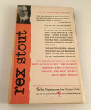Might As Well Be Dead by Rex Stout Nero Wolfe Mystery Vintage 1958 Paperback