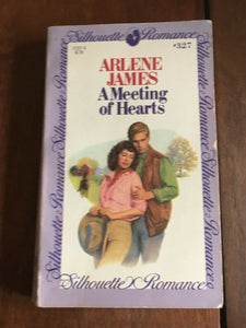 A Meeting of Hearts Arlene James Vintage 1984 Paperback Silhouette Romance 327