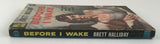 Before I Wake by Brett Halliday PB Paperback 1949 Vintage Mystery Dell Crime