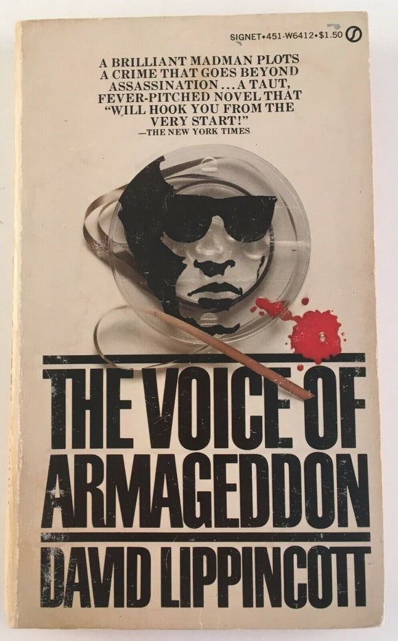 The Voice of Armageddon by David Lippincott PB Paperback 1975 Crime Thriller