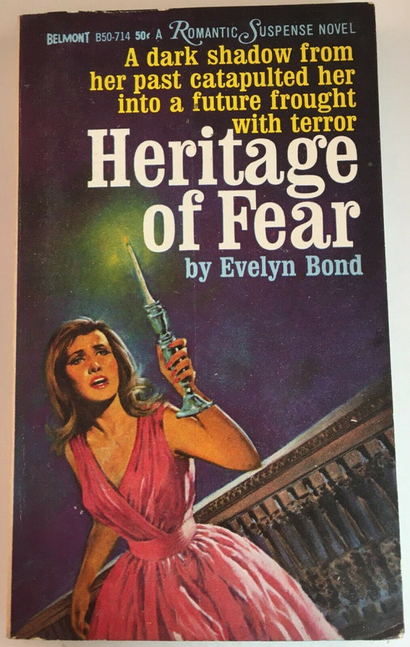 Heritage of Fear by Evelyn Bond PB Paperback 1966 Vintage Gothic Horror Belmont