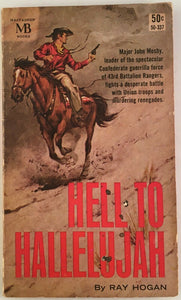 Hell to Hallelujah by Ray Hogan PB Paperback 1962 Vintage MacFadden Western Book