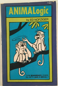 ANIMALogic by Ed Nofziger PB Paperback 1973 Vintage Scholastic Books Cartoons