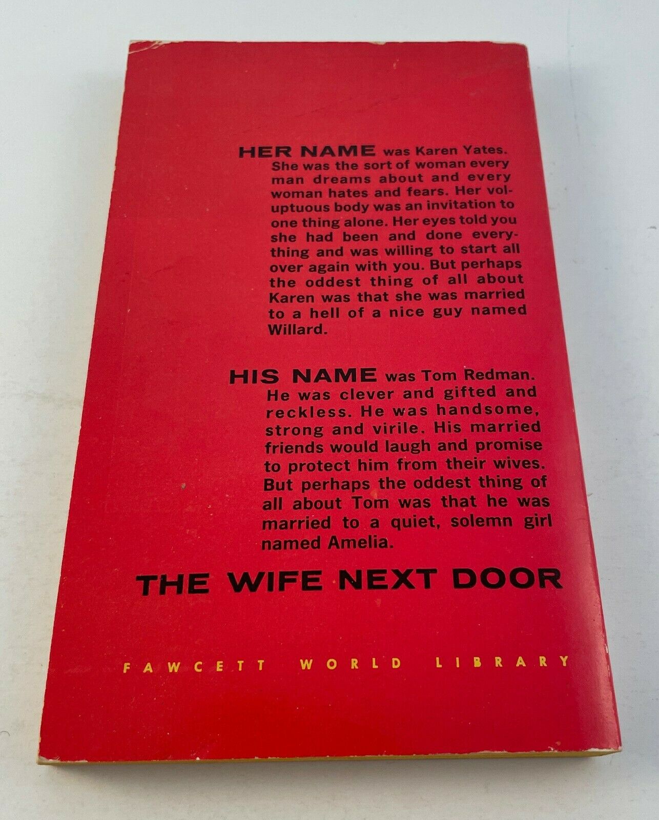 The Wife Next Door by R.V. Cassill Vintage 1959 Fawcett Gold Medal Pap –  Monster Books and Items