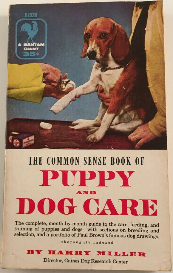 The Common Sense Book of Puppy and Dog Care by Harry Miller PB Paperback 1956