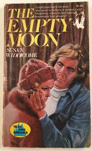 The Empty Moon by Susan Widdicome PB Paperback 1976 Vintage Blue Fire Romance