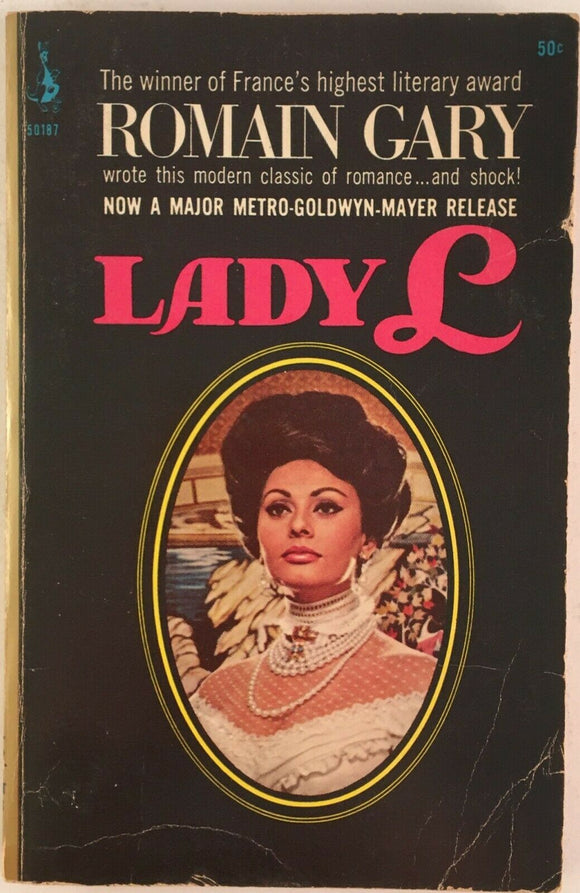 Lady L by Romain Gary PB Paperback 1966 Vintage Pocket Sophia Loren Movie Tie-In