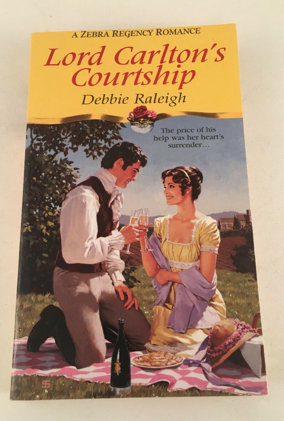Lord Carlton's Courtship by Debbie Raleigh PB Paperback 2000 Zebra Romance