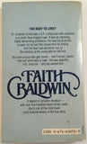 The Lonely Man by Faith Baldwin PB Paperback 1981 Vintage Pocket Romance