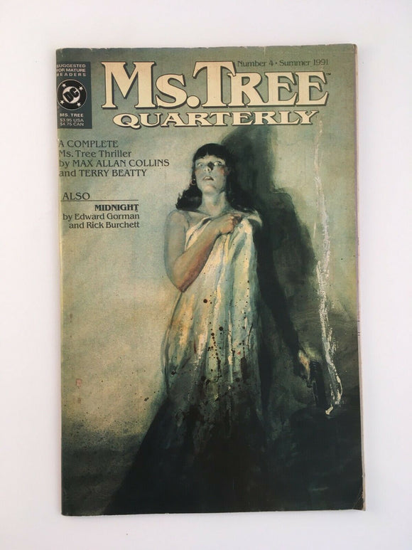 Ms Tree Quarterly Issue 4 DC Comic Summer 1991 Crime Max Collins Beatty Thriller
