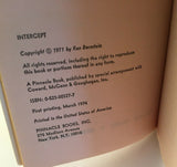 Intercept by Ken Bernstein PB Paperback 1974 Vintage Pinnacle Suspense Intrigue
