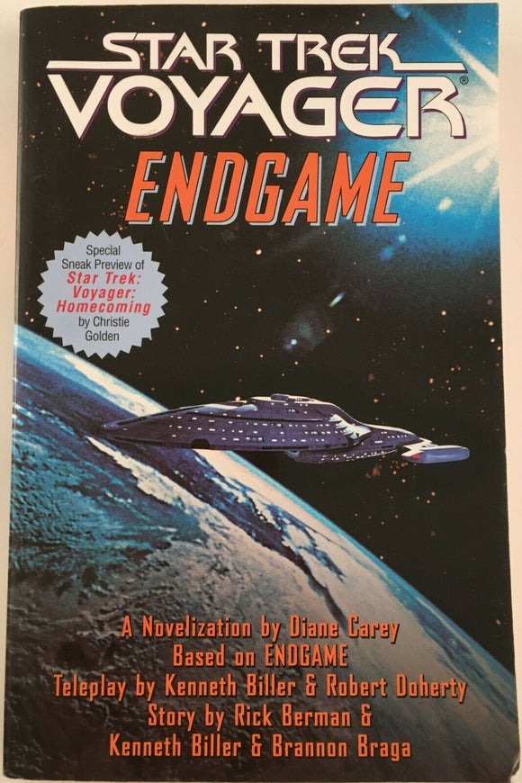 Star Trek Voyager Endgame PB Paperback 2001 Vintage SciFi Pocket Books TV Tie-In