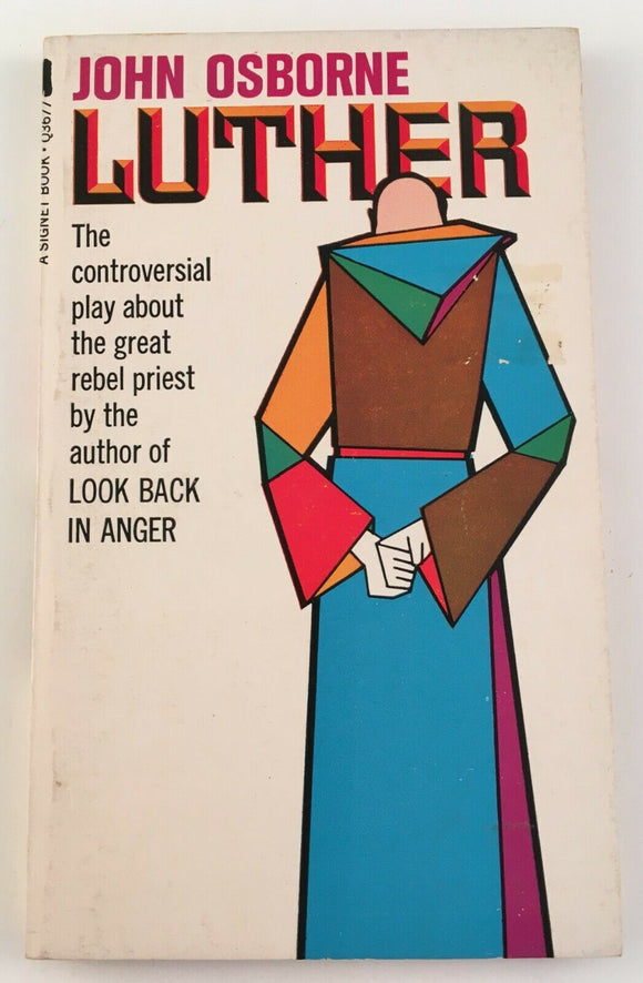 Luther by John Osborne PB Paperback 1963 Vintage Signet Book Play Script