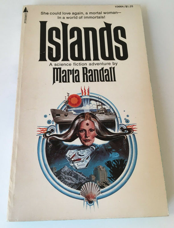 Islands By Marta Randall Vintage Sci Fi Paperback 1976 Pyramid Books