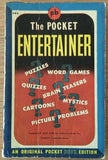 The Pocket Entertainer by Shirley Cunningham PB Paperback 1943 Vintage Games