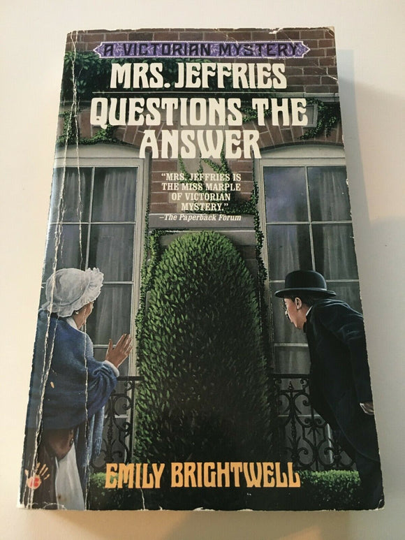 Mrs Jeffries Questions the Answer by Emily Brightwell Victorian Mystery PB 1997