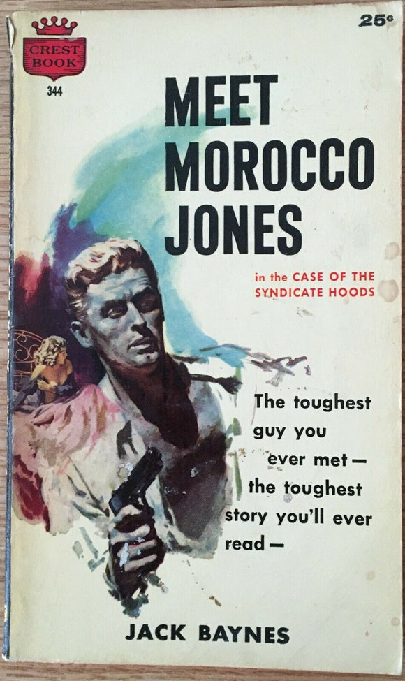 Meet Morocco Jones by Jack Baynes PB Paperback 1959 Vintage Crime Thriller
