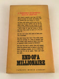 End of a Millionaire by P.D. Ballard Vintage 1964 Gold Medal D1486 Paperback