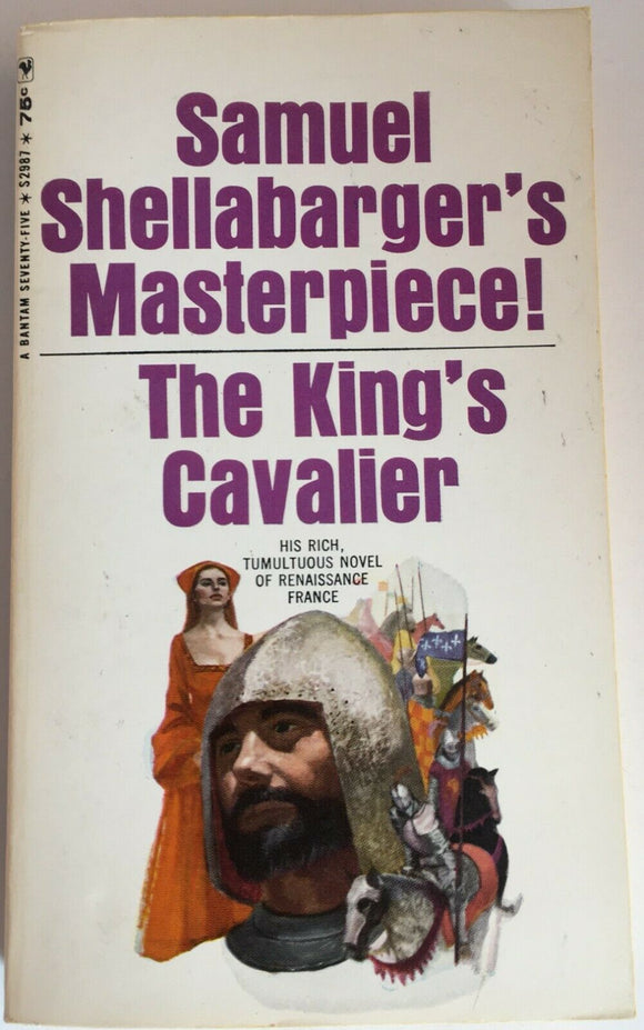 The King's Cavalier by Samuel Shellabarger PB Paperback 1965 Vintage Rare Cover