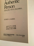 The Authentic Person Dealing with Dilemma by Sydney J. Harris Vintage 1972 Argus