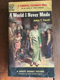 A World I Never Made James T. Farrell Vintage PB Paperback 1952 South Side RARE