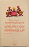 Party Time for Children 1968 Hallmark PB Paperback 1968 Vintage Entertainment