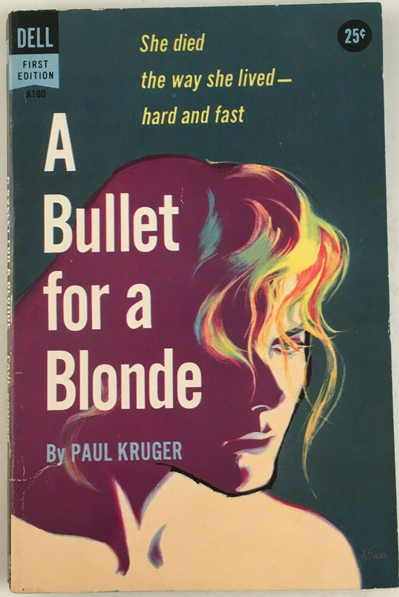 A Bullet for a Blonde by Paul Kruger PB Paperback 1958 Vintage Crime Thriller