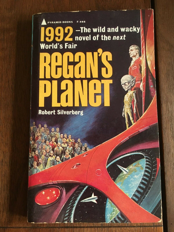 SIGNED Regan's Planet by Robert Silverberg Paperback Vintage Pyramid 1964 Sci Fi