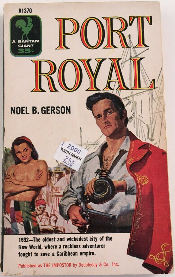 Port Royal by Noel B Gerson PB Paperback 1955 Vintage Bantam Adventure