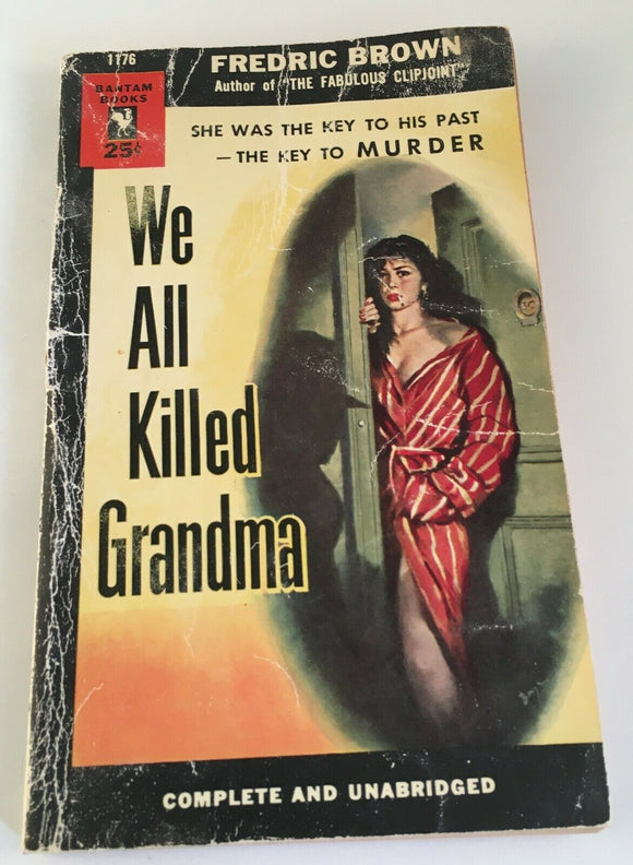We All Killed Grandma by Fredric Brown PB Paperback 1953 Vintage Bantam Crime