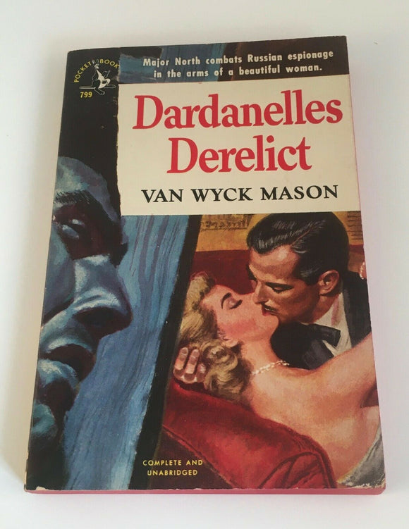 Dardanelles Derelict by Van Wyck Mason Vintage 1951 Pocket Paperback Spy North