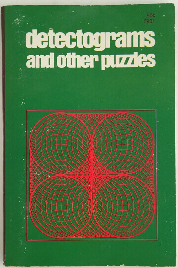 Detectograms And Other Puzzles PB Paperback 1972 Vintage Puzzles Word Games