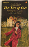 The Fire of Love by Barbara Cartland PB Paperback 1967 Vintage Gothic Horror