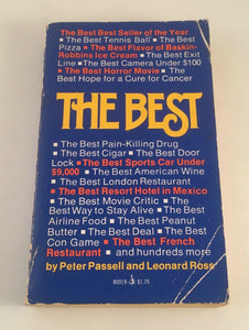 The Best by Peter Passell and Leonard Ross Vintage Paperback 1975 Pocket Books