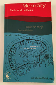 Memory Facts and Fallacies by Ian Hunter PB Paperback 1961 Penguin Books Vintage