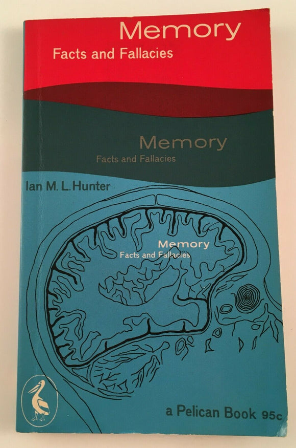 Memory Facts and Fallacies by Ian Hunter PB Paperback 1961 Penguin Books Vintage
