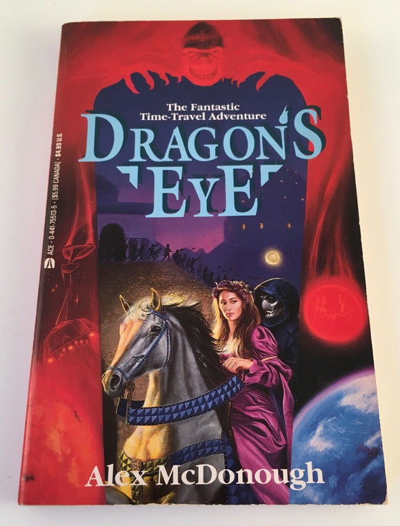 Dragon's Eye by Alex McDonough Ace Vintage Sci Fi Time Travel Paperback Scorpio