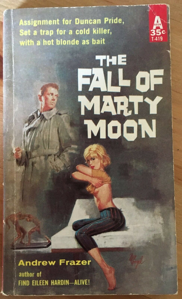 The Fall of Marty Moon by Andrew Frazer PB Paperback 1960 Vintage Crime Thriller