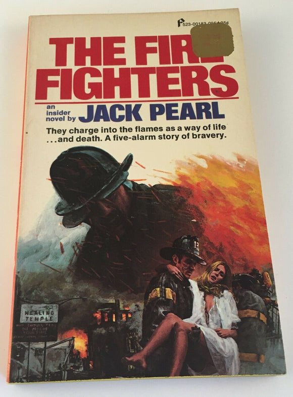 The Fire Fighters by Jack Pearl PB Paperback Vintage Pinnacle Books 1973 Action