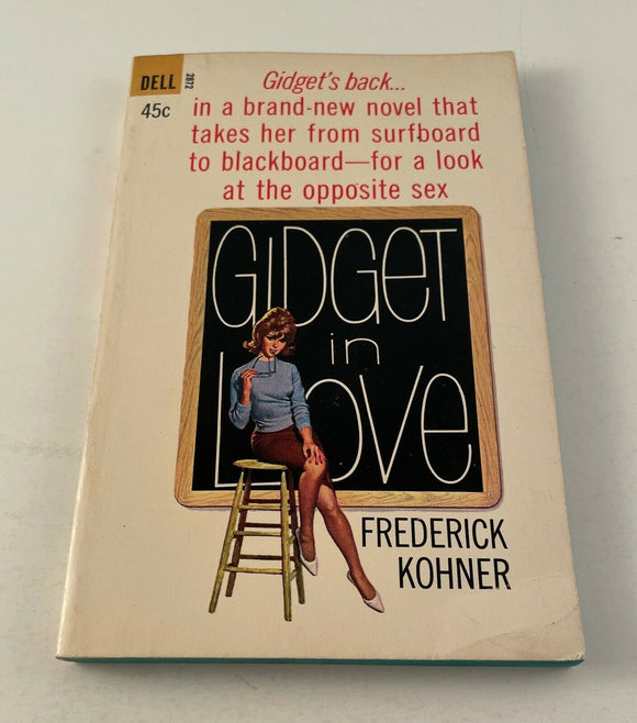 Gidget in Love #6 by Frederick Kohner Vintage 1965 Dell Paperback RARE Teacher