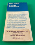 Blue Guide Athens and Environs Street Atlas 14 Maps Plans Vintage 1981 Travel PB