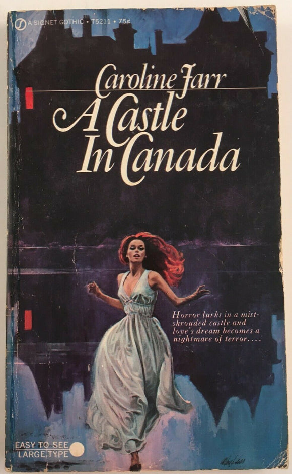 A Castle in Canada by Caroline Farr PB Paperback 1972 Vintage Gothic Horror