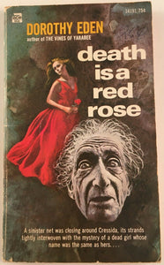 Death Is a Red Rose by Dorothy Eden PB Paperback 1970 Vintage Gothic Horror