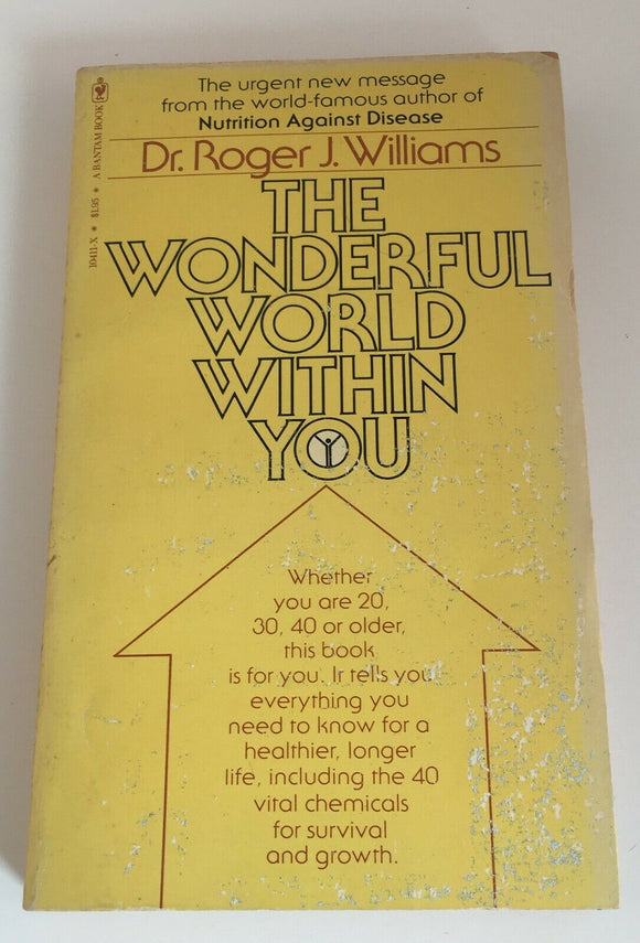 The Wonderful World Within You - Roger Williams PB Paperback Vintage Bantam 1977