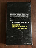 The Rum and Coca-Cola Murders Wenzell Brown Vintage PB 1960 St Mystery Library